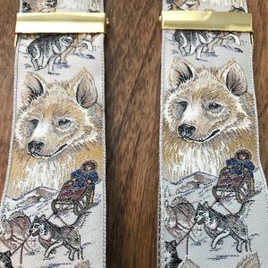 TRAFALGAR Suspenders ARCTIC TRAIL Sled Dog BRACES Limited Edition HUSKY